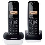 CORDLESS DIGITALE PANASONIC KX-TG1612 DUO WHITE 