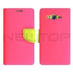 COVER CUSTODIA LIBRO X SAMSUNG GALAXY G530 GRAND PRIME FLUO