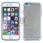 COVER POSTERIORE IPHONE 6 PLUS CLEAR/BLU