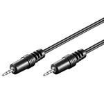 CAVO AUDIO DOPPIO JACK DA 2,5MM MT.1,50 NERO