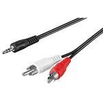 CAVO AUDIO JACK 3,5 M/2XRCA M 0,5MT