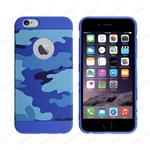 COVER POSTERIORE IPHONE 6/6S CAMUFLAGE BLUE