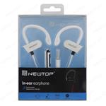 AURICOLARE STEREO C/MICR. TASTO RISP. SPORT C/ARCH. BIANCO NEWTOP