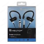 AURICOLARE STEREO C/MICR. TASTO RISP. SPORT C/ARCH. NERO NEWTOP