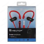 AURICOLARE STEREO C/MICR. TASTO RISP. SPORT C/ARCH. ROSSO NEWTOP