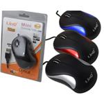 MOUSE MINI OTTICO USB 800BPI BLACK MI2020