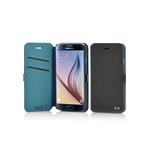 CUSTODIA A LIBRO X SAMSUNG GALAXY S6 ELEGANCE BLUE/DARK GREY