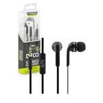 AURICOLARE STEREO C/MICR. TASTO RISP. FONEX NERO