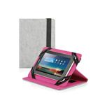 FODERO UNIVERSALE X TABLET 7/8" ROSA/GRIGIO WEAVE