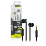 AURICOLARE STEREO HIP HOP C/MICR. CAVO PIATTO FONEX NERO