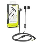 AURICOLARE STEREO MAGNETICO C/MICR. CAVO PIATTO FONEX SILVER