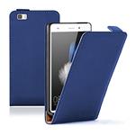 COVER A FLIP ECOPELLE HQ HUAWEI P8 LITE BLU