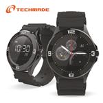 SMARTWATCH TECHWATCH ONE ROUND BLACK