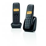 CORDLESS DIGITALE GIGASET A150 DUO NERO