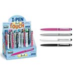 PENNA NIJI 2 IN 1 TOUCH METALLO LACCATO COL.ASS.