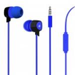 AURICOLARE PURO STEREO C/MICR. TASTO RISP. BLU