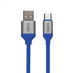 CAVO USB - MICRO USB FLAT IN SILICONE BLU MT.1,5 SBS