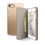 CUSTODIA A LIBRO X IPHONE 7 6S/6 LINEA GOLD ORO SBS