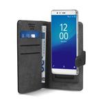 CUSTODIA A LIBRO UNIVERSALE X SMARTPHONE SLIDE FINO A 5,5" SBS NERO 