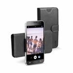 CUSTODIA A LIBRO UNIV.X SMARTPHONE FINO A 4,5" SBS NERO 