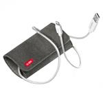 CAVO USB 2.0 A APPLE LIGHTNING 1MT BIANCO+CUSTODIA TRAVEL SBS