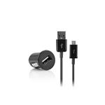ALIMENTATORE AUTO USB 1A + CAVO MICRO USB FONEX NERO
