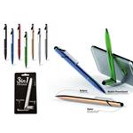 PENNA 3 IN 1 TOUCH METALLO E SUPPORTO LACCATO ARGENTO I-TOTAL