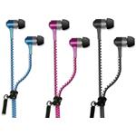 AURICOLARE STEREO C/MICR. TASTO RISP. ZIPPER ARANCIO I-TOTAL