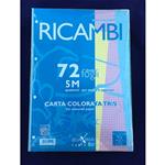 RICAMBIO A4 80GR. 5MM TRIS COLORI