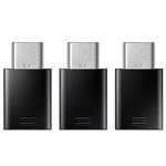 ADATTATORE SGH DA TYPE-C A MICRO-USB 3PZ NERO