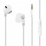 AURICOLARE PURO STEREO C/MICR. TASTO RISP. "TWIST" BIANCO