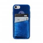 COVER POSTERIORE IPHONE 6/6S7/8 SHINE POCKET BLU PURO