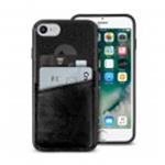 COVER POSTERIORE IPHONE 6/6S7/8 SHINE POCKET NERO PURO