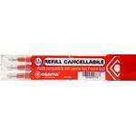 REFILL X FRIXION BALL 0,7 ROSSO PZ.3