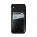 COVER POSTERIORE IPHONE X SHINE POCKET NERO PURO