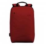 ZAINO BYDAY TEMPO LIBERO P/NOTEBOOK 15,6 + CAVO USB RED