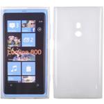 CUSTODIA IN SILICONE X NOKIA 800 LUMIA TRASPARENTE