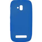 CUSTODIA IN SILICONE X NOKIA 610 LUMIA BLU