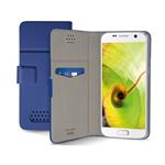 CUSTODIA A LIBRO UNIV.X SMARTPHONE+P/C/CREDITO  FINO A 5" SBS BLU 