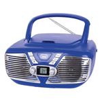 RADIO BOOMBOX DIGITAL USB CD/MP3 CMP562 VINTAGE STYLE BLU TREVI