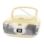 RADIO BOOMBOX DIGITAL USB CD/MP3 CMP562 VINTAGE STYLE CREMA TREVI