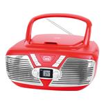 RADIO BOOMBOX DIGITAL USB CD/MP3 CMP562 VINTAGE STYLE ROSSO TREVI