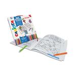 MAXI PUZZLE 70X100 - 3PZ + 36 PENNARELLI CARIOCA