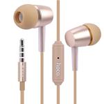 AURICOLARE STEREO HOCO M10 C/MICR. TASTO RISP.JACK 3,5MM ORO
