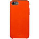COVER POSTERIORE IPHONE 6/6S7/8 TPU C/VELLUTO ARANCIO PURO