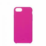 COVER POSTERIORE IPHONE 6/6S7/8 TPU C/VELLUTO ROSA PURO
