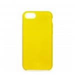 COVER POSTERIORE IPHONE 6/6S7/8 TPU C/VELLUTO GIALLO PURO