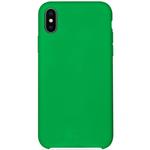 COVER POSTERIORE IPHONE X TPU C/VELLUTO VERDE PURO