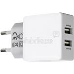 CARICA BATTERIA DA RETE 3,4A FAST XQISIT BIANCO