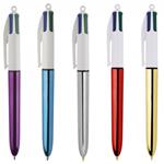 PENNA A SFERA BIC 4 COLORI ARGENTO